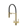 Смеситель для кухни Sancos Imola SC4010ZG на мойку черный/золото