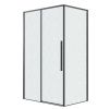 Душевой уголок Grossman Galaxy 120.K33.01.1180.21.02 110х80 стекло текстурное профиль черный без поддона