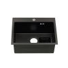 Кухонная мойка Melana ProfLine D5343HB графит 55х45 цвет серый поверхность полированная