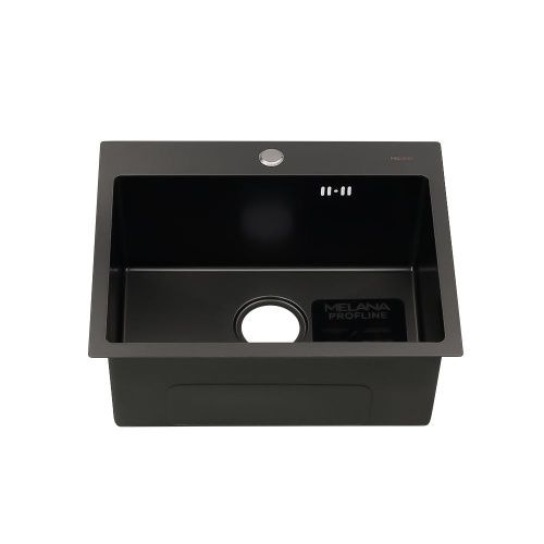 Кухонная мойка Melana ProfLine D5343HB графит 55х45 цвет серый поверхность полированная - фото 5