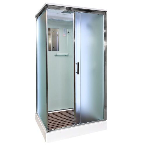 Душевая кабина AvaCan D119SLED 110х90 прямоугольная с крышей ориентация универсальная - фото 2