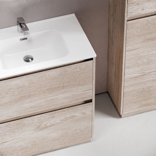 Тумба под раковину Sancos Libra Floor LB80FEG 80х50 напольная цвет коричневый - фото 5