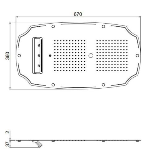 Верхний душ Carimali MyDream Colonial 23072XN/S-CRX хром - фото 2