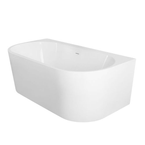 Ванна акриловая Art&Max Messina AM-MESSINA-1700-870 170х90 пристенная овальная - фото 4