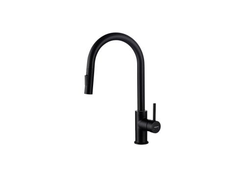 Смеситель для кухни Aquatek ЕВРОПА AQ1384MB на мойку черный - фото 2