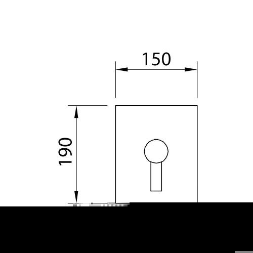 Смеситель Clever Agora Xtreme 60746 встраиваемый в стену хром - фото 2