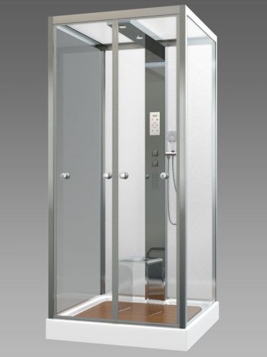 Душевая кабина AvaCan Z111MTSTEAM 100х100 квадратная с крышей ориентация универсальная - фото 3