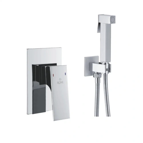 Гигиенический душ со смесителем Rose R1005 хром - фото 2