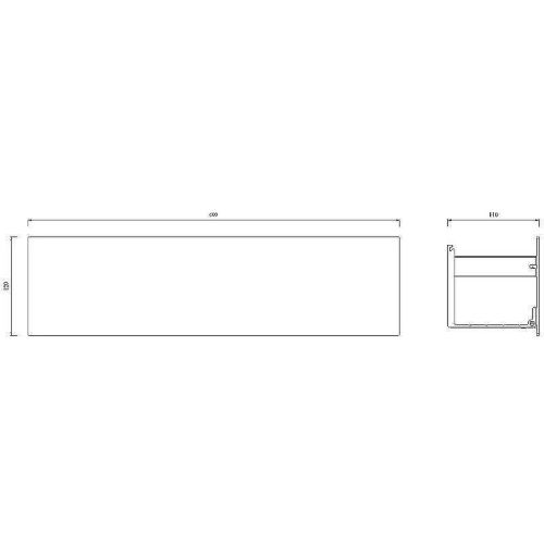 Полка в ванную комнату Boheme 10966-CR - фото 2