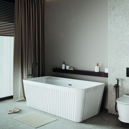 Ванна акриловая Grossman Cristal GR-28041 160х75 отдельностоящая прямоугольная с каркасом - фото 4