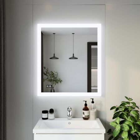 Зеркало с подсветкой Бриклаер 4627125414374 80х90 подвесное