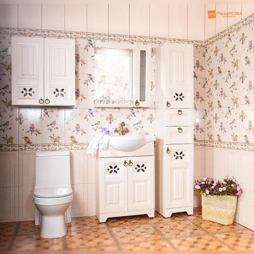 Зеркало с подсветкой Бриклаер Кантри 4627125413599 50х70 подвесное - фото 5