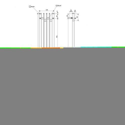 Полотенцесушитель электрический Point Фрея PN20732GB 20х120 серый - фото 2