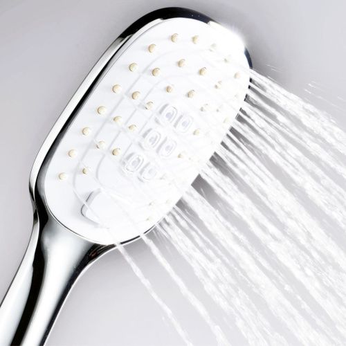 Душевая лейка Wasserkraft A062 цвет белый/хром - фото 2