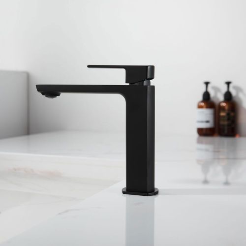 Смеситель Vincea Next VBF-1N1MB на раковину черный - фото 2