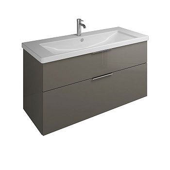 Тумба с раковиной Burgbad Eqio SEYQ123F2010C0001*1 120х50 подвесная цвет серый