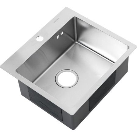 Кухонная мойка Melana ProfLine MLN-R48544H 50х45 цвет серый поверхность матовая