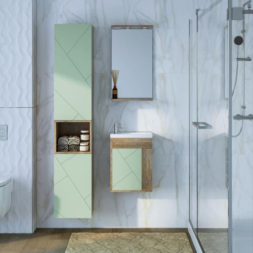 Зеркало с подсветкой Бриклаер Кристалл 4627125417030 40х70 подвесное - фото 4