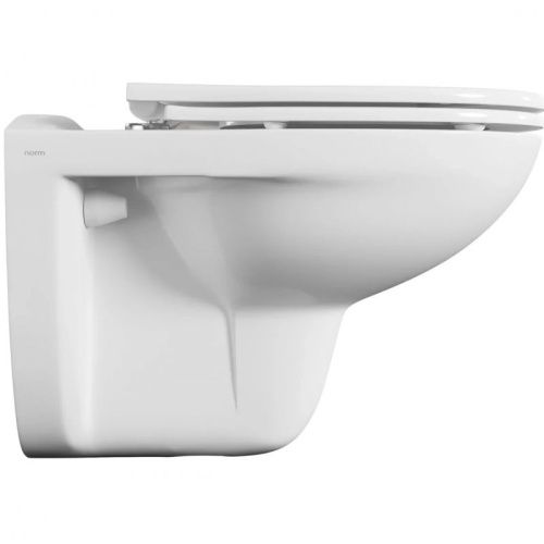 Чаша унитаза подвесная Vitra FIT 6855B099-1777 цвет белый без сиденья каскадный смыв - фото 3