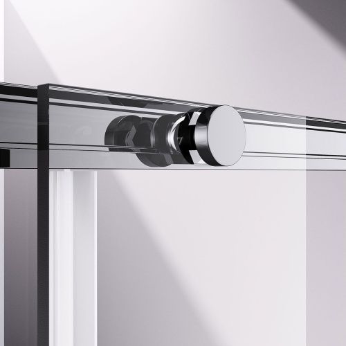 Душевой уголок Vincea Slim-N VSS-4SN9010CL 100х90 стекло прозрачное профиль хром без поддона - фото 3