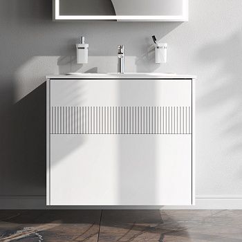 Тумба под раковину Am.Pm Func M8FFUX0802WM 80х50 подвесная цвет белый