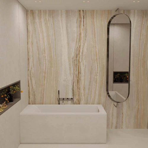 Ванна из искусственного камня Veconi SOLITA SLT17080M 170х80 пристенная прямоугольная без ножек