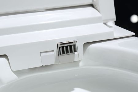 Электронный унитаз-биде напольный Timo TE-721 белый с сиденьем микролифт безободковый каскадный смыв