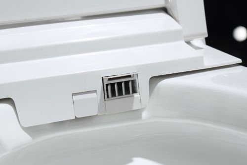 Электронный унитаз-биде напольный Timo TE-721 белый с сиденьем микролифт безободковый каскадный смыв - фото 4