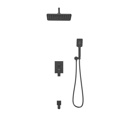 Душевая система Grossman Classic 501.K35.04.210 встраиваемая в стену цвет черный - фото 2