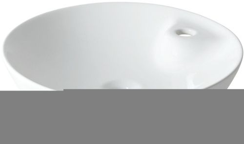 Раковина керамическая Allen Brau Fantasy 4.11018.20 50х50 накладная цвет белый 1 отверстие под смеситель - фото 3