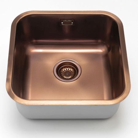 Кухонная мойка Grandex Aqua SELECT 44 2003332 45х45 цвет медь поверхность матовая