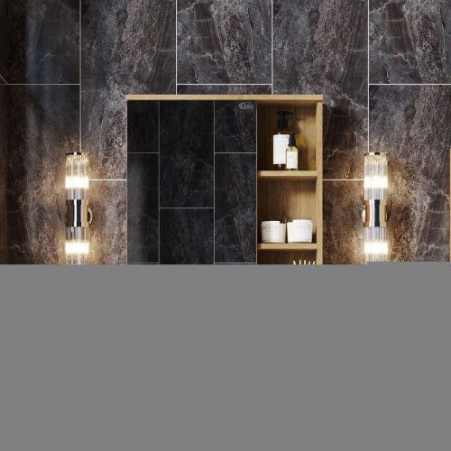 Зеркало-шкаф Onika Легран 205022 50х70 подвесной цвет коричневый - фото 2