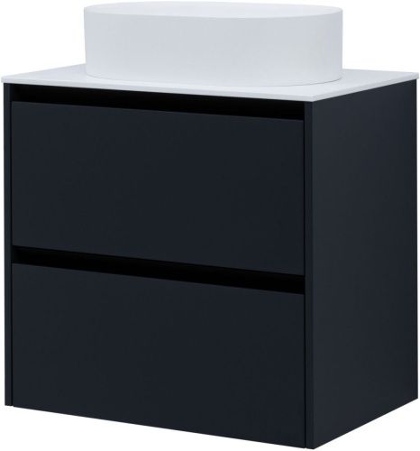 Тумба под раковину Allen Brau Activity 1.34003.AM 70х50 подвесная цвет черный - фото 2