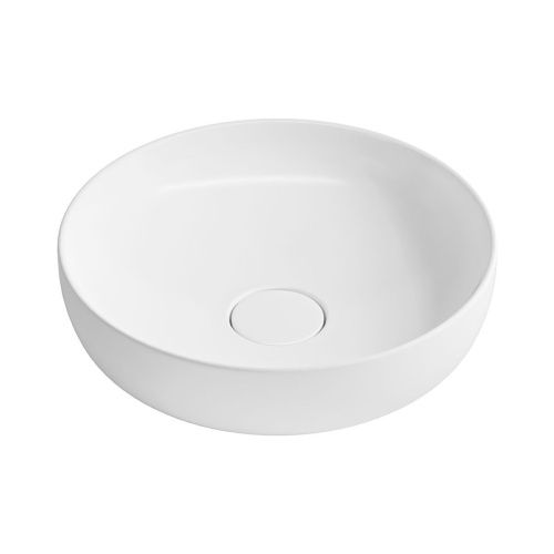 Раковина из сантехнического фарфора Wellsee Chalice Perfection 150601000 40х40 накладная цвет белый без отверстий под смеситель