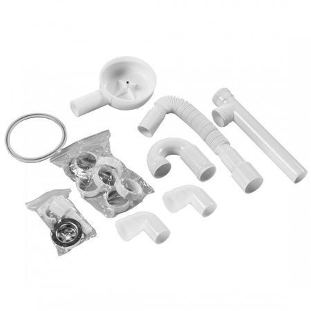 Раковина из сантехнического фарфора Santek Пилот 1WH301971 62х60 над стиральной машиной цвет белый 1 отверстие под смеситель