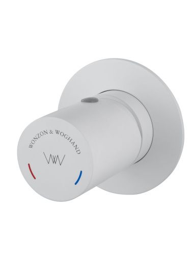 Смеситель для раковины Wonzon & Woghand WW-105-MW встраиваемый в стену белый - фото 4