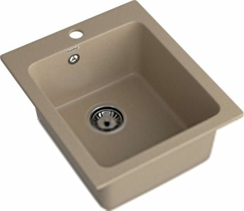 Кухонная мойка Granfest Praktik P-505 песочный 50х45 цвет бежевый поверхность матовая - фото 2