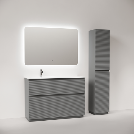 Тумба под раковину Sancos FOLK Floor FL120FLES 120х40 напольная цвет серый