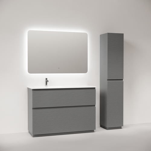 Тумба под раковину Sancos FOLK Floor FL120FLES 120х40 напольная цвет серый - фото 4