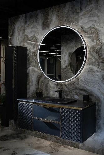 Зеркало с подсветкой и антизапотевателем Boheme 545-100-B 100х100 подвесное - фото 2