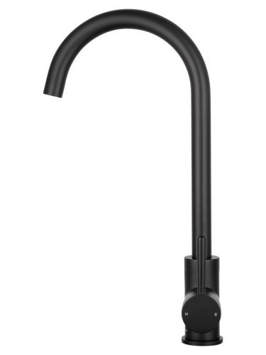 Смеситель для кухни Wonzon & Woghand WW-A21102-MB на мойку черный - фото 2