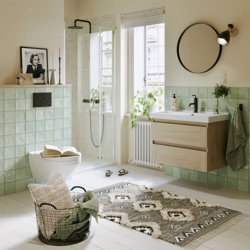 Тумба под раковину Aqwella Y AST0108DD 80х40 подвесная цвет коричневый - фото 3