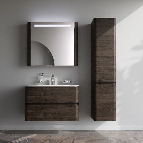 Тумба под раковину Am.Pm Sensation M30FHX0802TF 80х50 подвесная цвет коричневый - фото 5