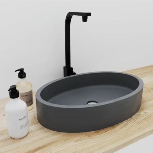 Раковина из искусственного камня Uperwood Rome 291020218 60х40 накладная цвет серый - фото 5