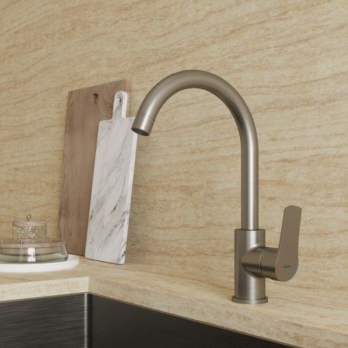 Смеситель для кухни Milardo Meal M01BNJ0M05 на мойку сатин - фото 3