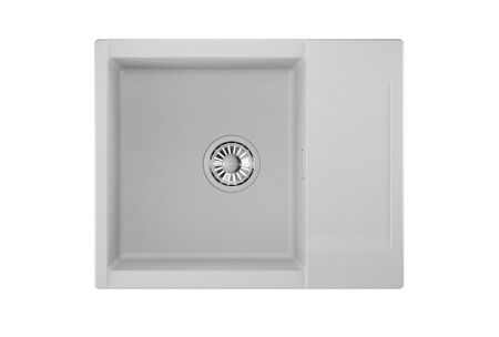 Кухонная мойка Granula 6202, АРКТИК 60х50 цвет белый поверхность матовая