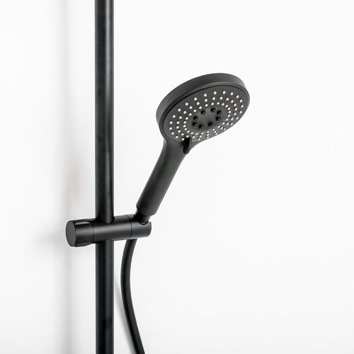 Душевая стойка Clever UP!URBAN 61003 настенная цвет черный - фото 4