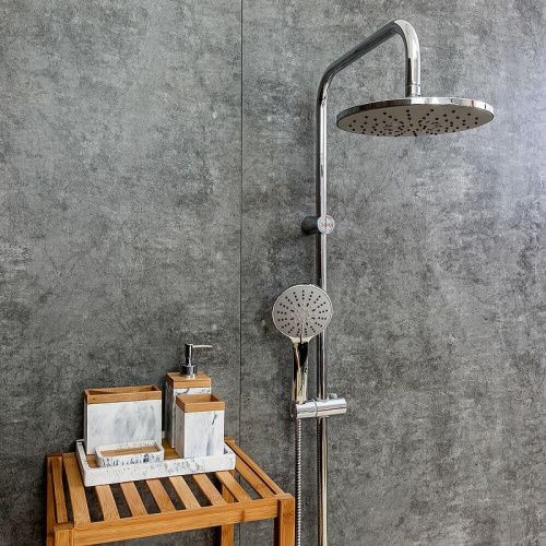 Душевая стойка Agger Breeze A0193500 настенная цвет хром - фото 4