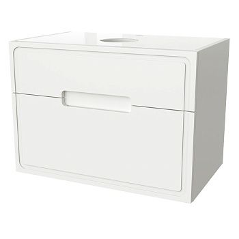 Тумба под раковину Taliente Olejo TA-MBO-80PS-blanco 80х50 подвесная цвет белый