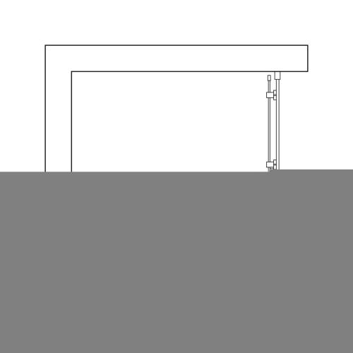 Душевой уголок RGW Passage 3508103088-24 80х80 стекло матовое профиль черный без поддона - фото 3